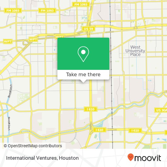 International Ventures map