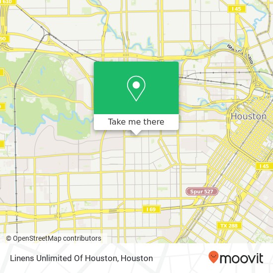 Mapa de Linens Unlimited Of Houston