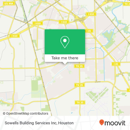 Sowells Building Services Inc map