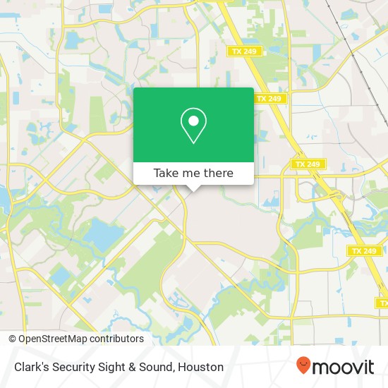 Mapa de Clark's Security Sight & Sound
