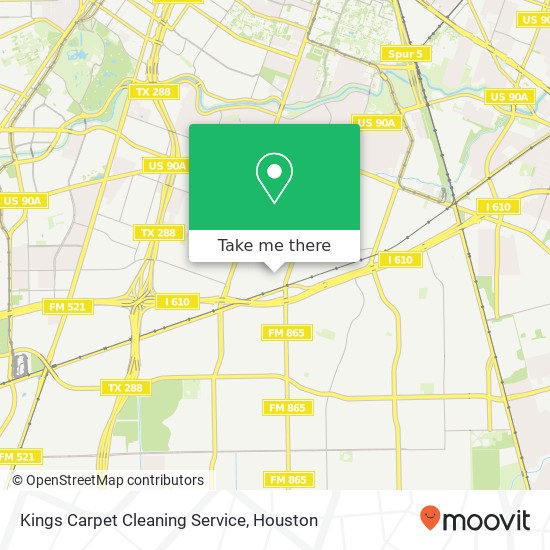 Mapa de Kings Carpet Cleaning Service