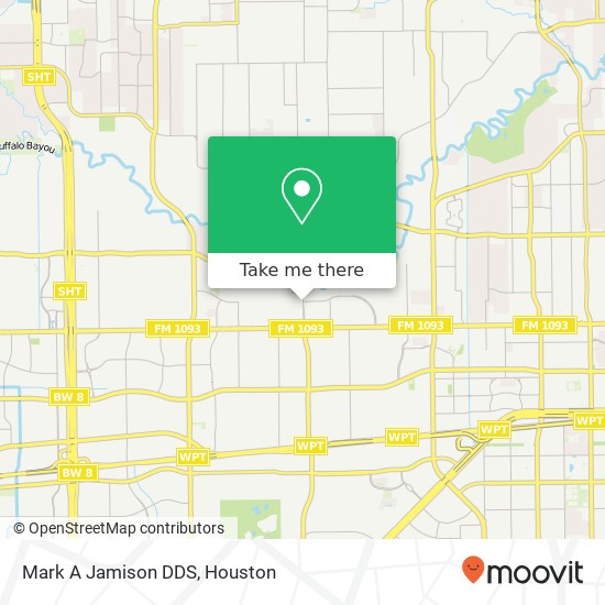 Mark A Jamison DDS map