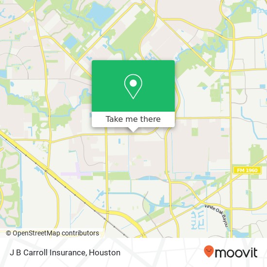 J B Carroll Insurance map