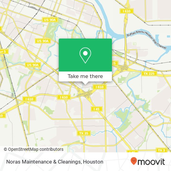 Noras Maintenance & Cleanings map