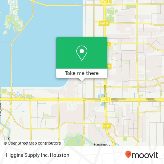 Higgins Supply Inc map