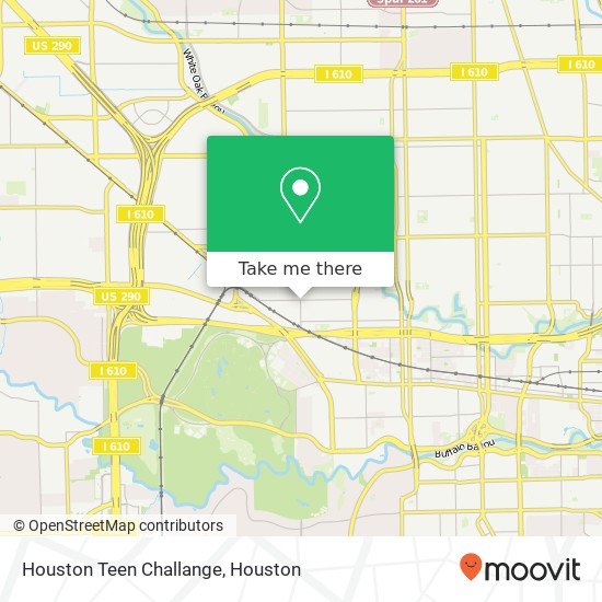 Houston Teen Challange map