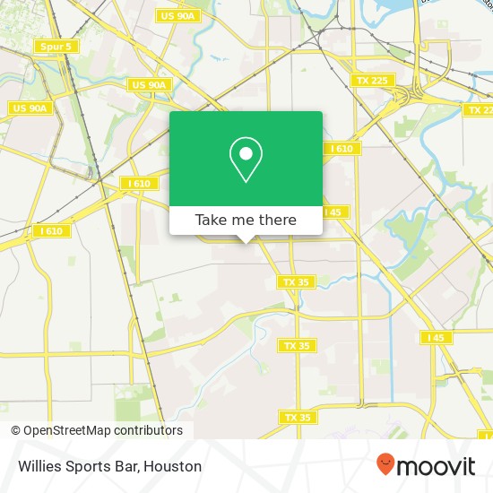 Willies Sports Bar map