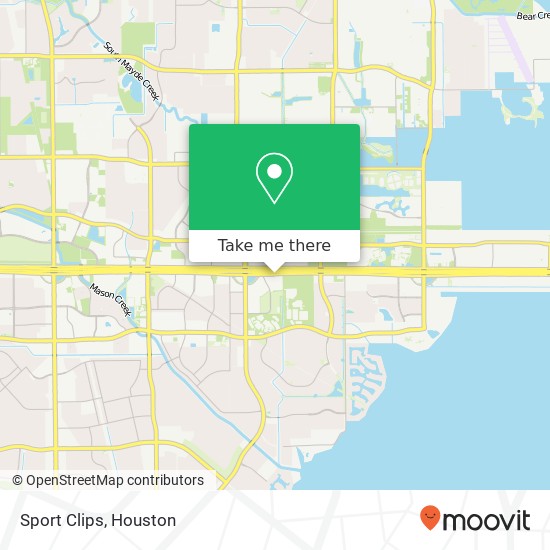 Sport Clips map