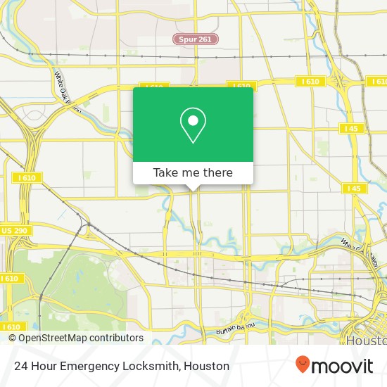 Mapa de 24 Hour Emergency Locksmith