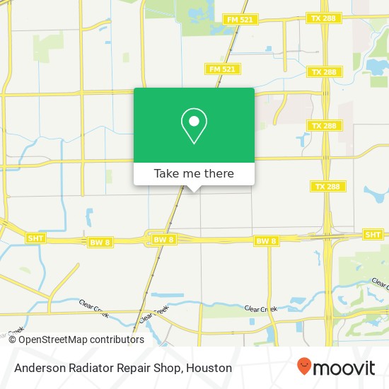 Mapa de Anderson Radiator Repair Shop