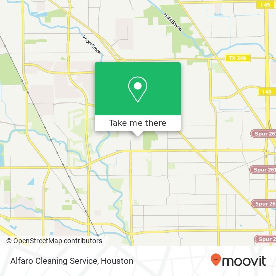Alfaro Cleaning Service map