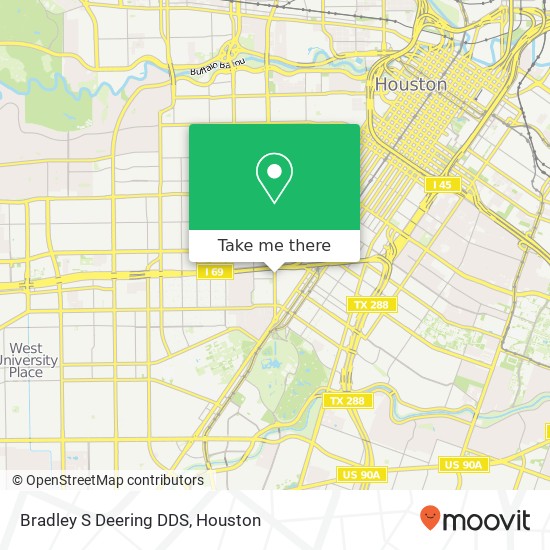 Bradley S Deering DDS map