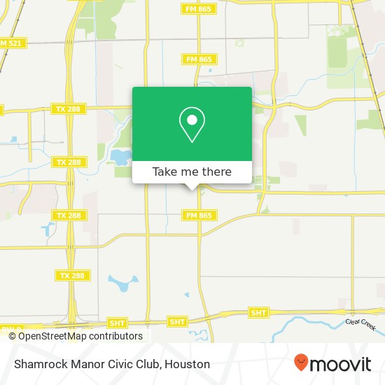 Mapa de Shamrock Manor Civic Club