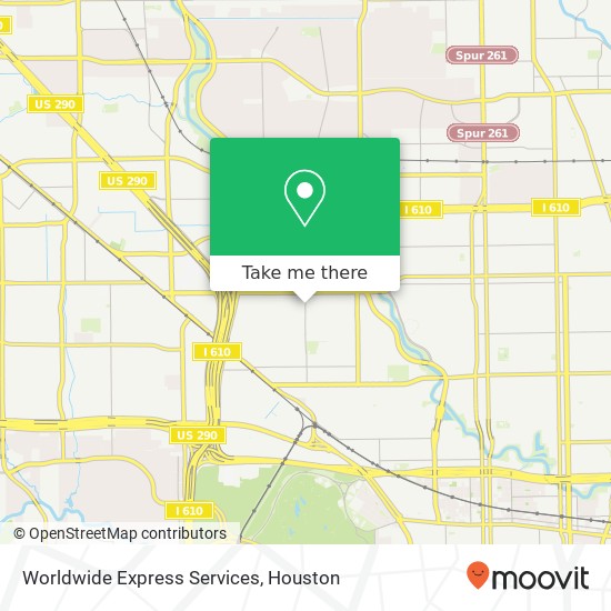 Mapa de Worldwide Express Services