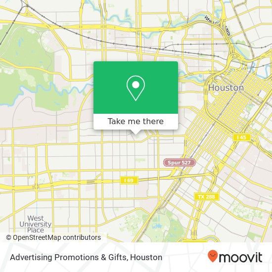 Mapa de Advertising Promotions & Gifts