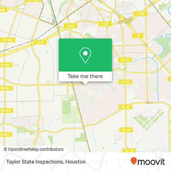 Mapa de Taylor State Inspections