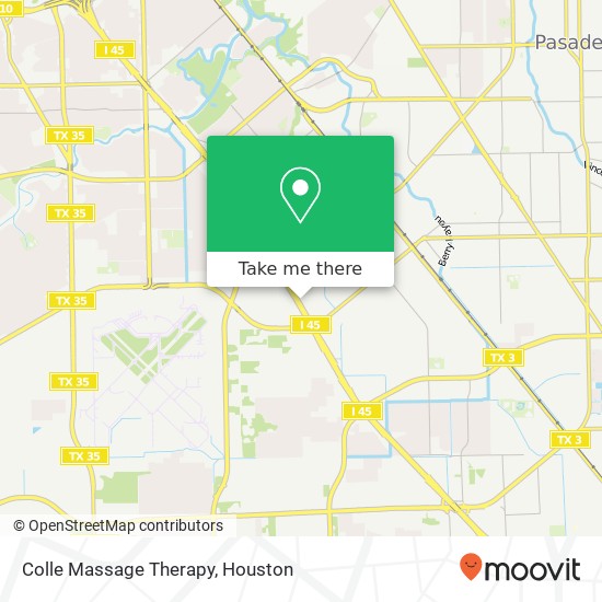 Colle Massage Therapy map