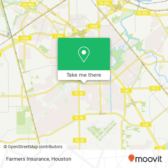 Mapa de Farmers Insurance