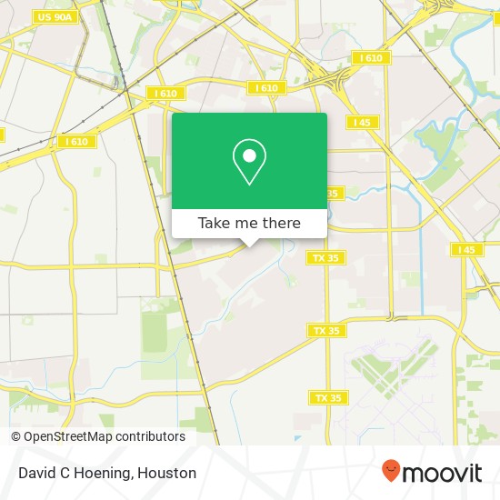 David C Hoening map