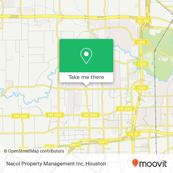 Mapa de Nacol Property Management Inc