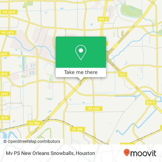 Mv PS New Orleans Snowballs map