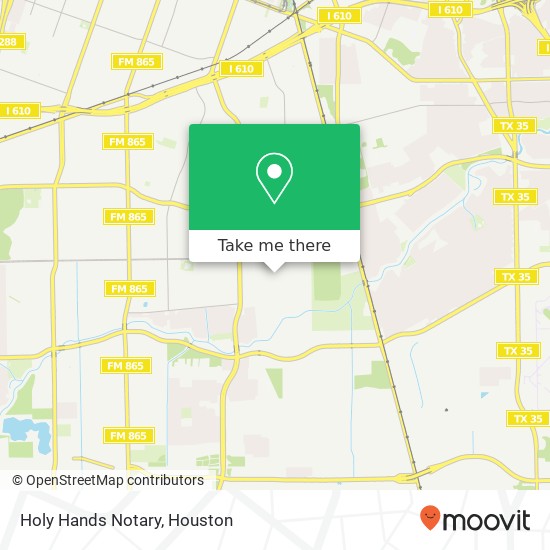 Holy Hands Notary map