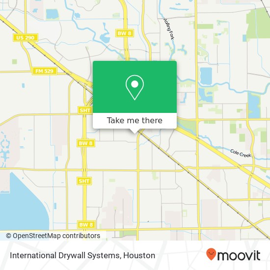 Mapa de International Drywall Systems