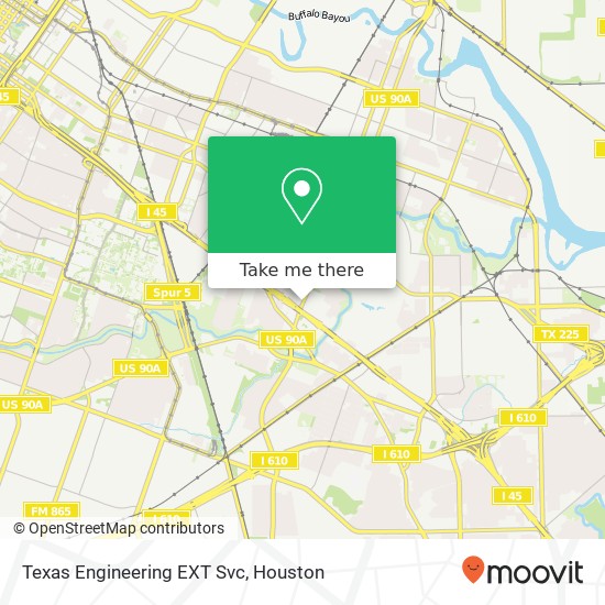 Texas Engineering EXT Svc map