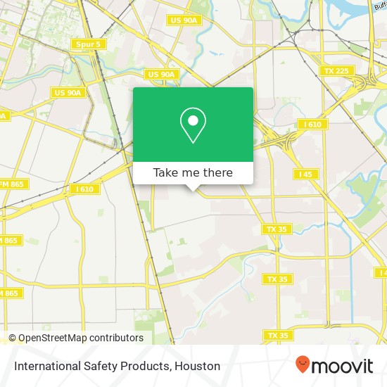 Mapa de International Safety Products