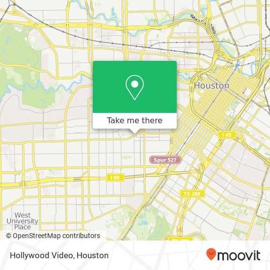 Hollywood Video map