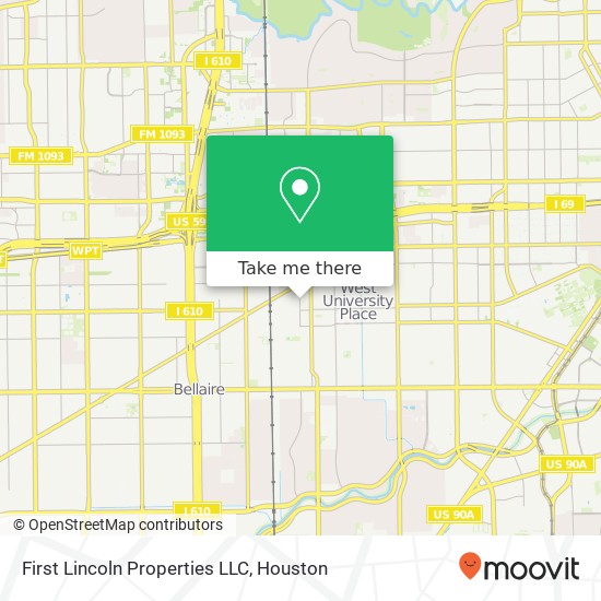 Mapa de First Lincoln Properties LLC