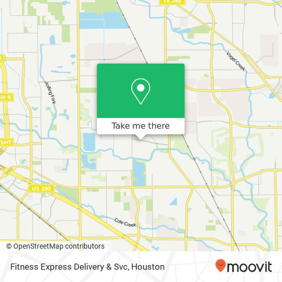 Fitness Express Delivery & Svc map