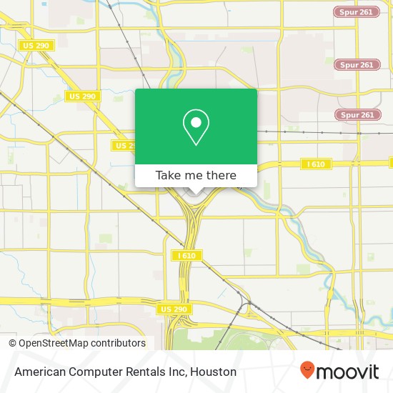 American Computer Rentals Inc map