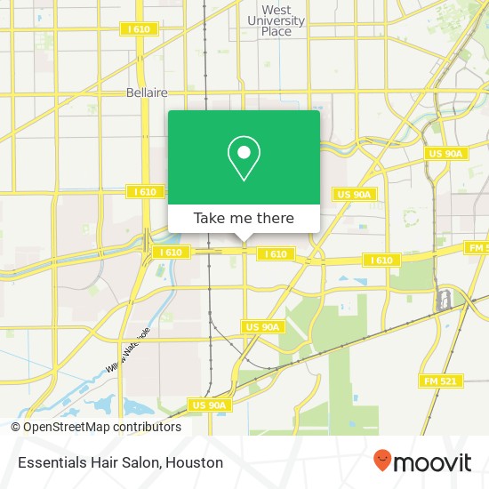 Essentials Hair Salon map