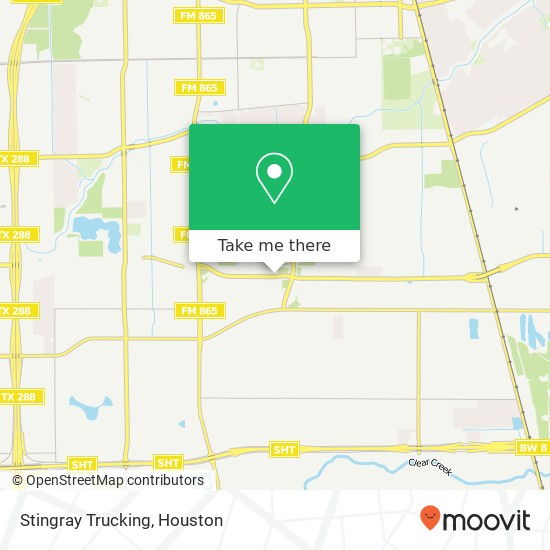 Mapa de Stingray Trucking