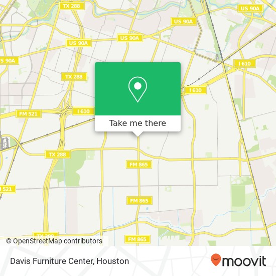 Mapa de Davis Furniture Center