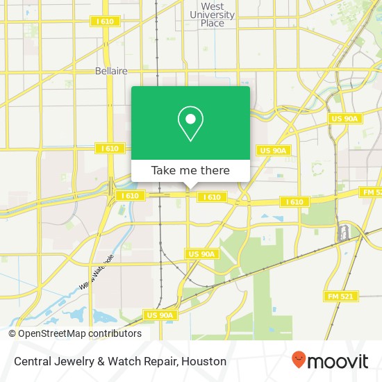 Central Jewelry & Watch Repair map