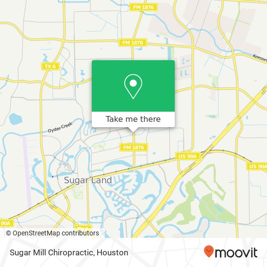 Sugar Mill Chiropractic map