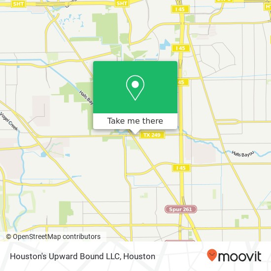 Mapa de Houston's Upward Bound LLC