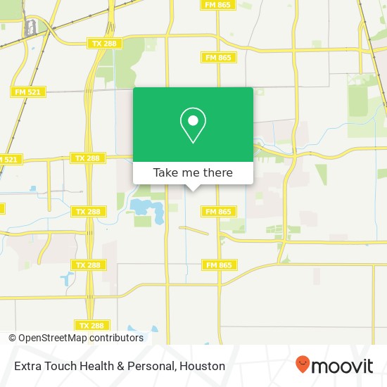 Mapa de Extra Touch Health & Personal