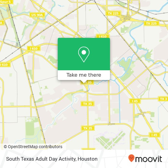 Mapa de South Texas Adult Day Activity