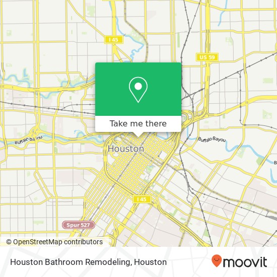 Houston Bathroom Remodeling map