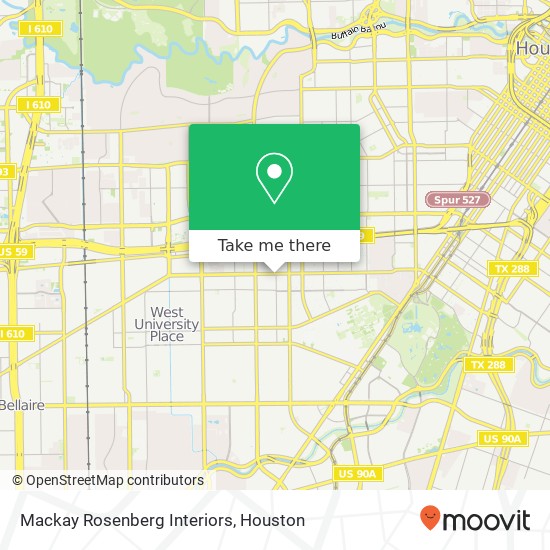 Mackay Rosenberg Interiors map