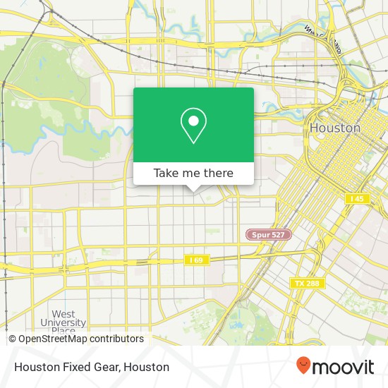 Houston Fixed Gear map