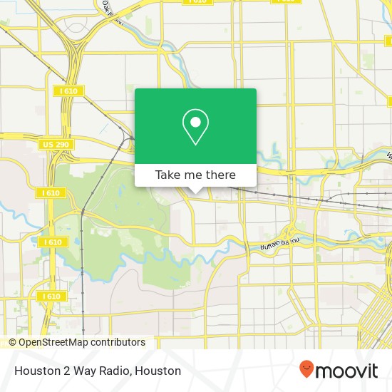 Mapa de Houston 2 Way Radio