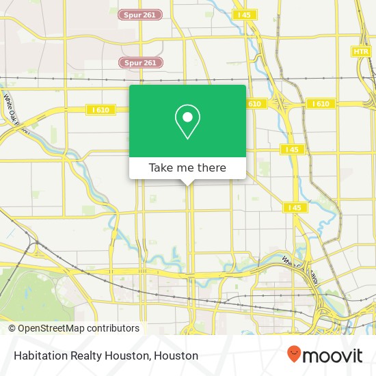 Habitation Realty Houston map