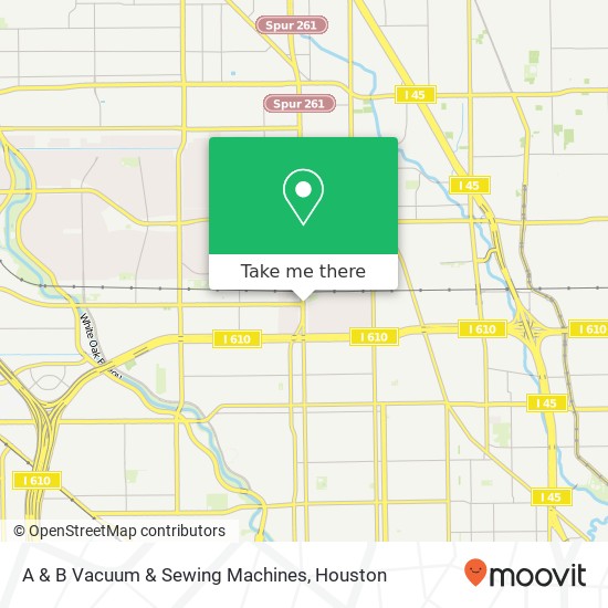 A & B Vacuum & Sewing Machines map