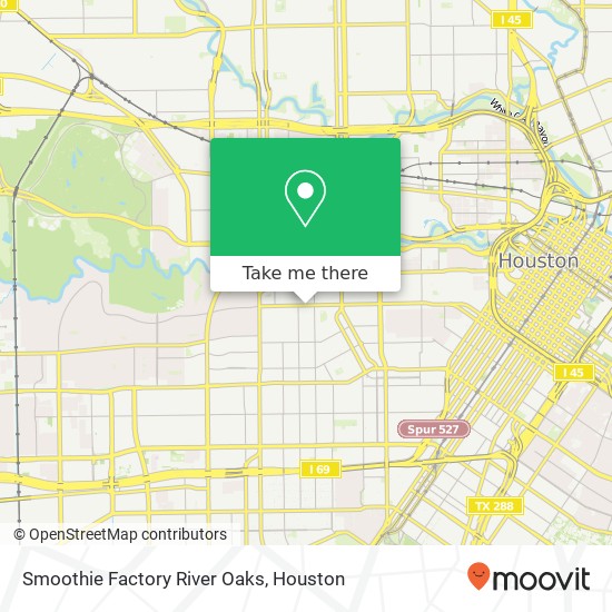 Smoothie Factory River Oaks map