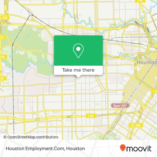 Houston Employment.Com map