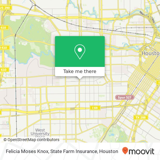 Felicia Moses Knox, State Farm Insurance map